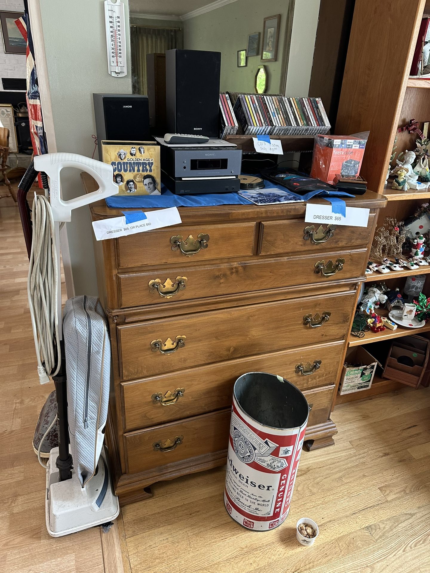 China Hutch, Dresser, Dinning Table And 6 Chairs