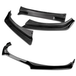 For 2017-2020 Toyota 86 CS-Style JDM Painted Black Front Bumper Body Spoiler Lip -(2-PU-521-PBK