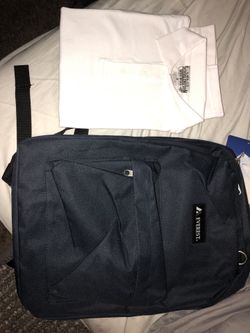 Backpacks and school uniforms