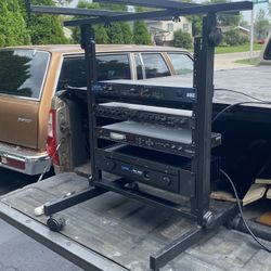 Live Audio Rack With 4 Units Installed