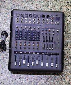 Rockville RPM870 8 Channel 6000w Powered Mixer w/USB, Effects, 8 XDR 2 Mic 