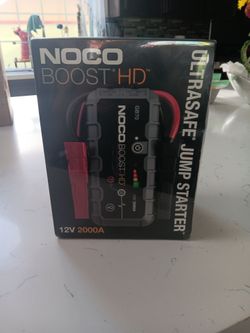 NOCO Boost HD GB70 Jump Starter 12V 2000A