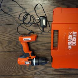Black and Decker Power Drill and Kit and Charger