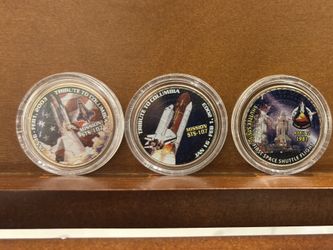 Set Of Exploration NASA Half Dollar 