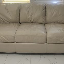 Leather sofa