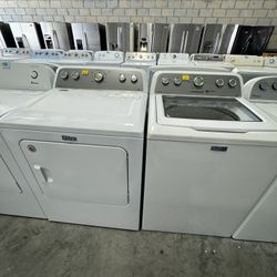 Maytag Set Washing Machine & Electric Dryer 