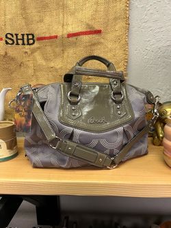 Coach Satchel Handbag with Shoulder Strap