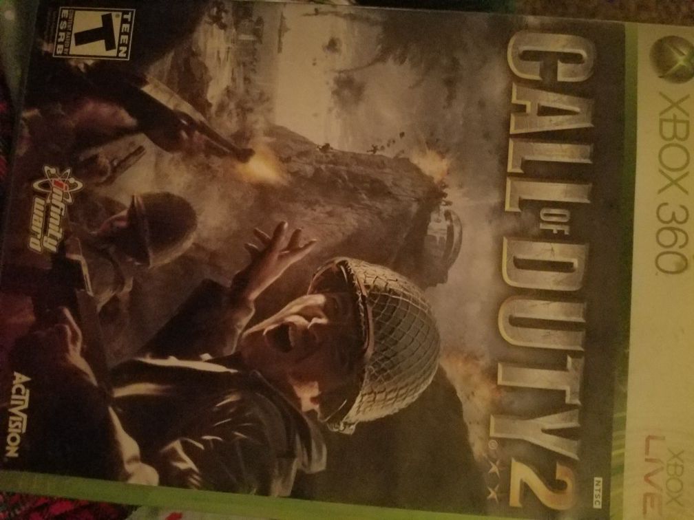 Call of duty 2 xbox 360 game