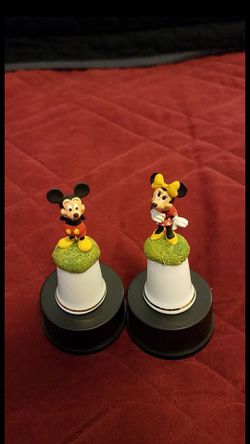 Disney collectible thimbles. Mickey, minnie