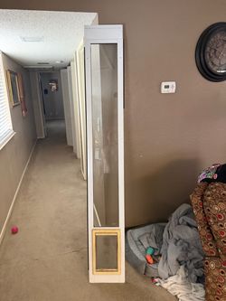 Sliding Glass Door Insert with Pet Door