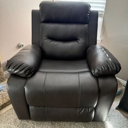Brown Manual Recliner For Sale 