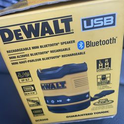 DeWalt Bluetooth speaker