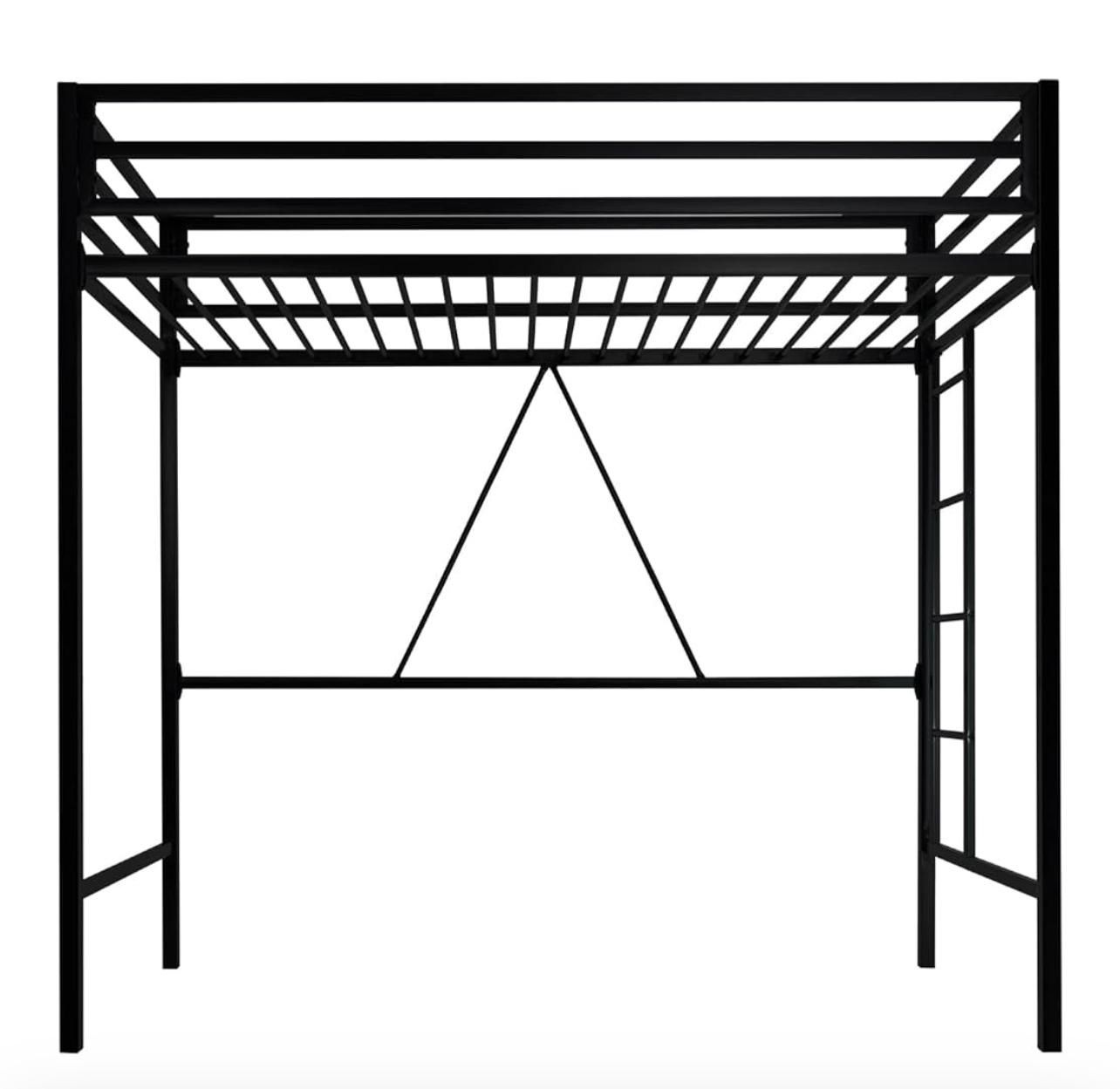 Litera Con Colchón Y Mesa De Computadora