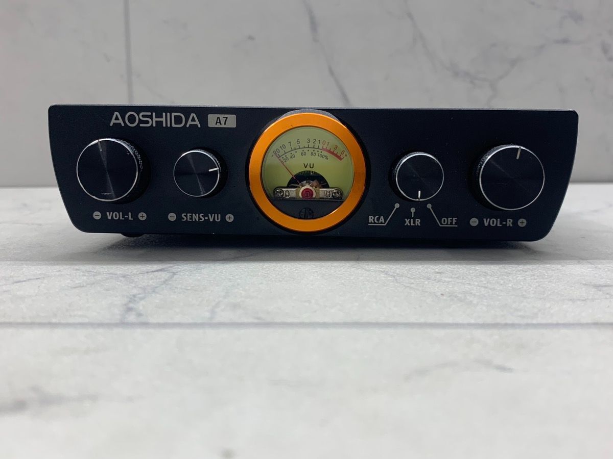 Aoshida A7 Balanced Power Amplifier 300W*2 TPA3255 XLR input Speaker output HIFI(PO1015954)