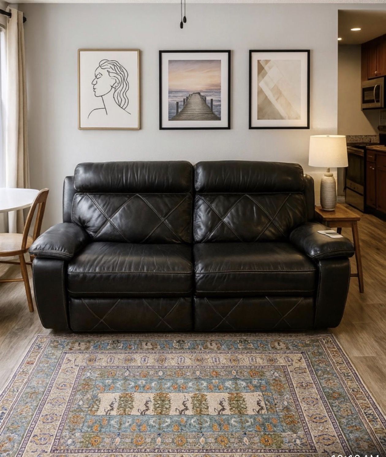 Leather Power Recliner Sofa – Cindy Crawford Home Collection