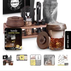 13 Piece Whiskey Drink Smoker Set 