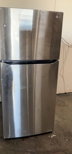 LG Top Mount Stainless Steel Fridge
