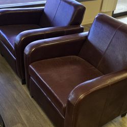 Pair of Leather Chairs