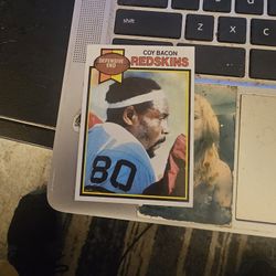 Coy Bacon 1979 Topps Football Card
