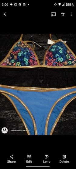 New 3 Peace SwimSuit Size L 