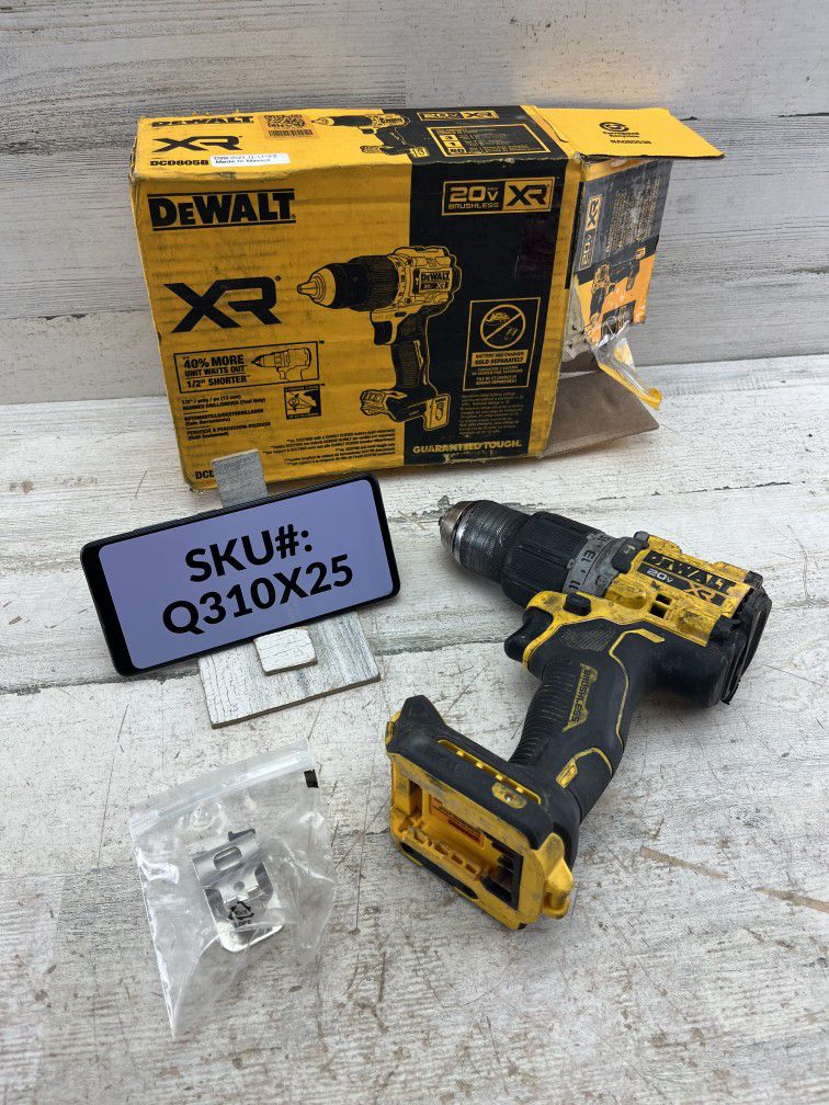 USED Dewalt 20V XR Compact 1/2 in. Hammer Drill (Tool Only)