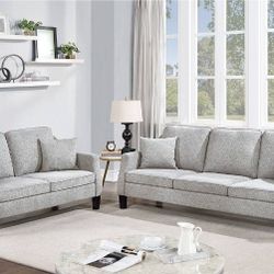 BRAND NEW 2PC SOFA AND LOVESEAT WITH ACCENT PILLOW INCLUDED $549