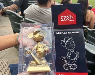 Los Angeles Angels GOLD Mickey Mouse Bobblehead SGA 8/12/26 Giveaway