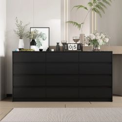 BRAND NEW IN BOX DRESSER AND QTY-2 NIGHT STANDS (Assembled)