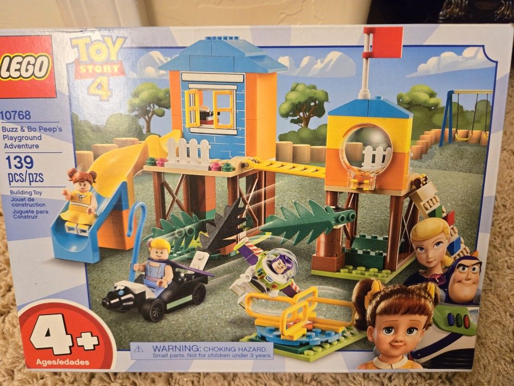 Toy Story 4 Lego Set Buzz And Bo Peep Playground Adventure