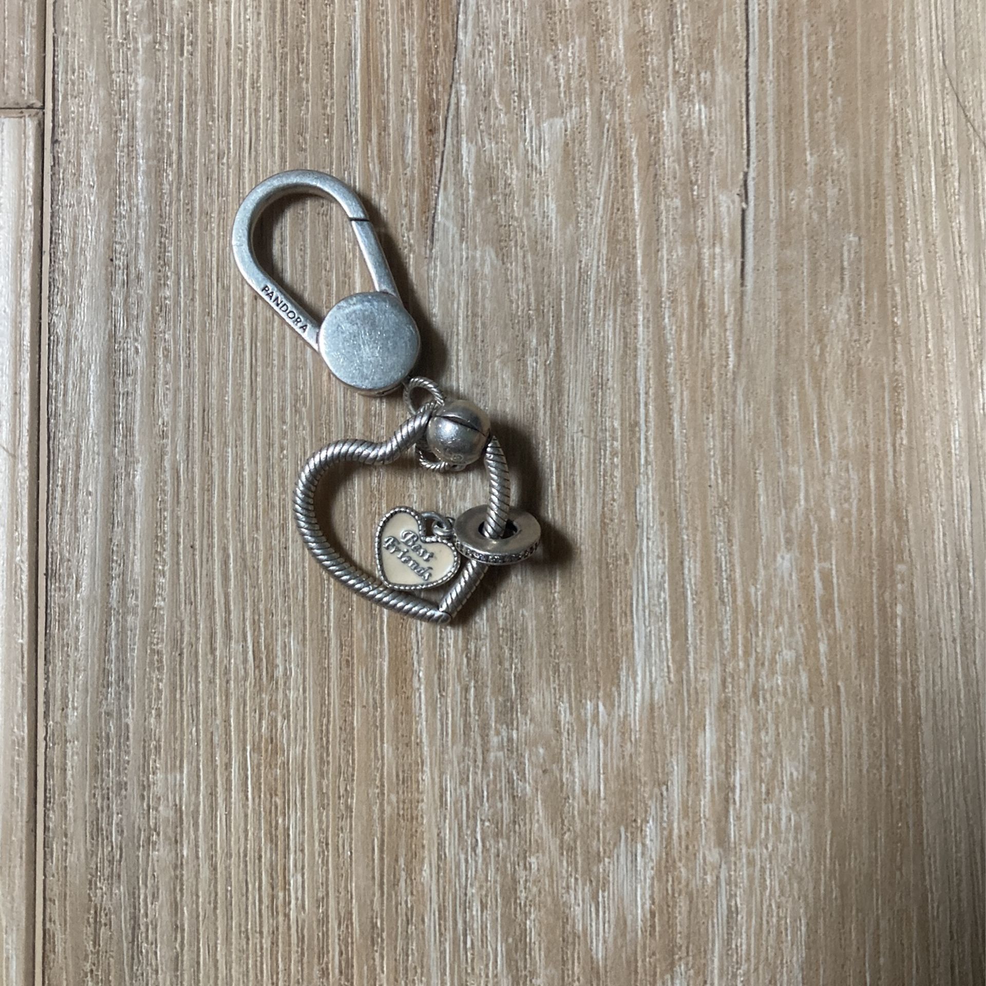 Pandora Key Chain Silver Keychain Bag