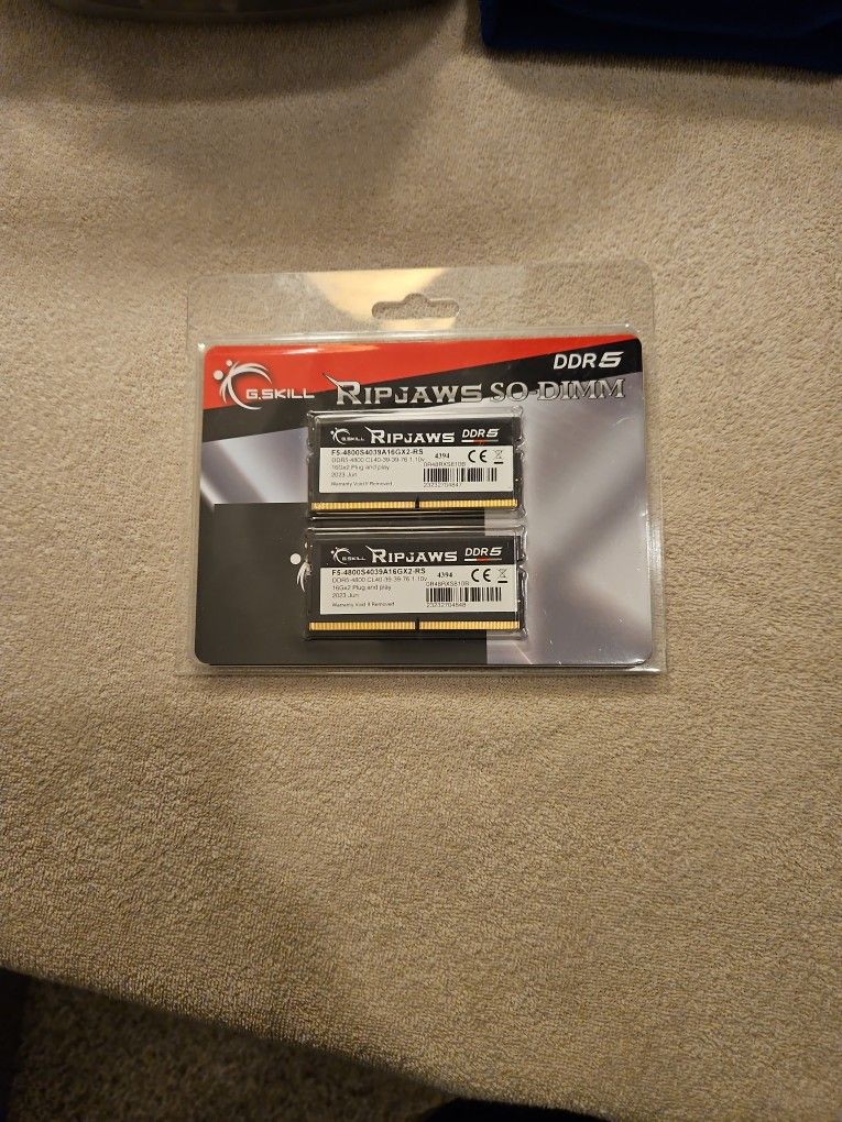 DDR5 16gb X2 (32gb) mobile SO-DIMM