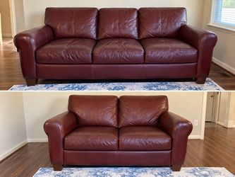 Leather Sofa & Loveseat – Pickup Only