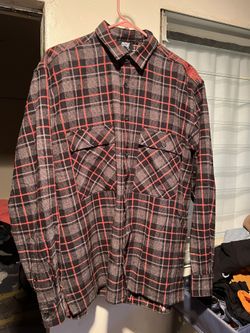 Revenge Spider Flannel Black/Red. Medium