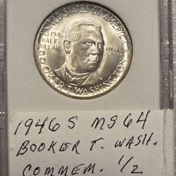 1946 S Booker T. Washington Commemorative Half
