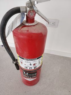 6 Abc 20lb Fire Extinguisers. 