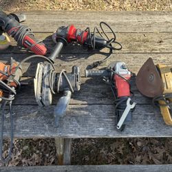 Assorted power, sanders and grinders