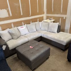 SECTIONAL - BEST DEAL (couch, sofa) !!NO CREDIT NEEDED !! TAKE IT HOME TODAY!! 🚛 SAME DAY DELIVERY AVAILABLE 🚚 Se Habla Español