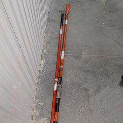 Epoxiglas Hot Stick 102" A. B. Chance Fiber Glass Pole Clamp Reach Disconnect