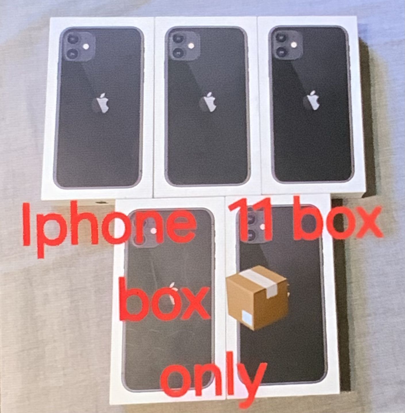 IPHONE 11  And 12 - BOXES 📦 $5 Each Box