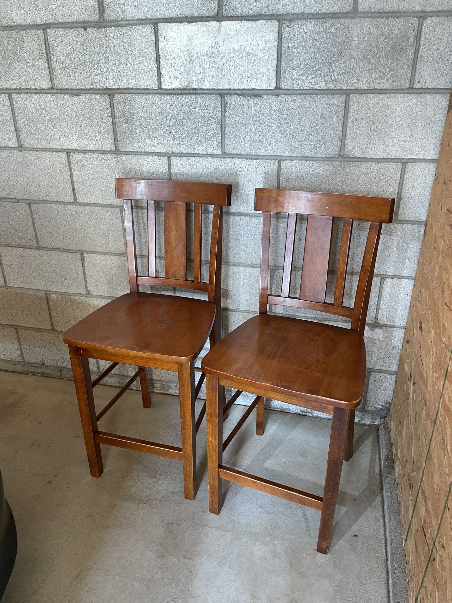 Pair Of Wooden Chairs