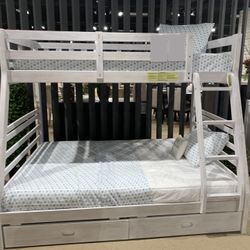 California Twin/Full Bunk Bed