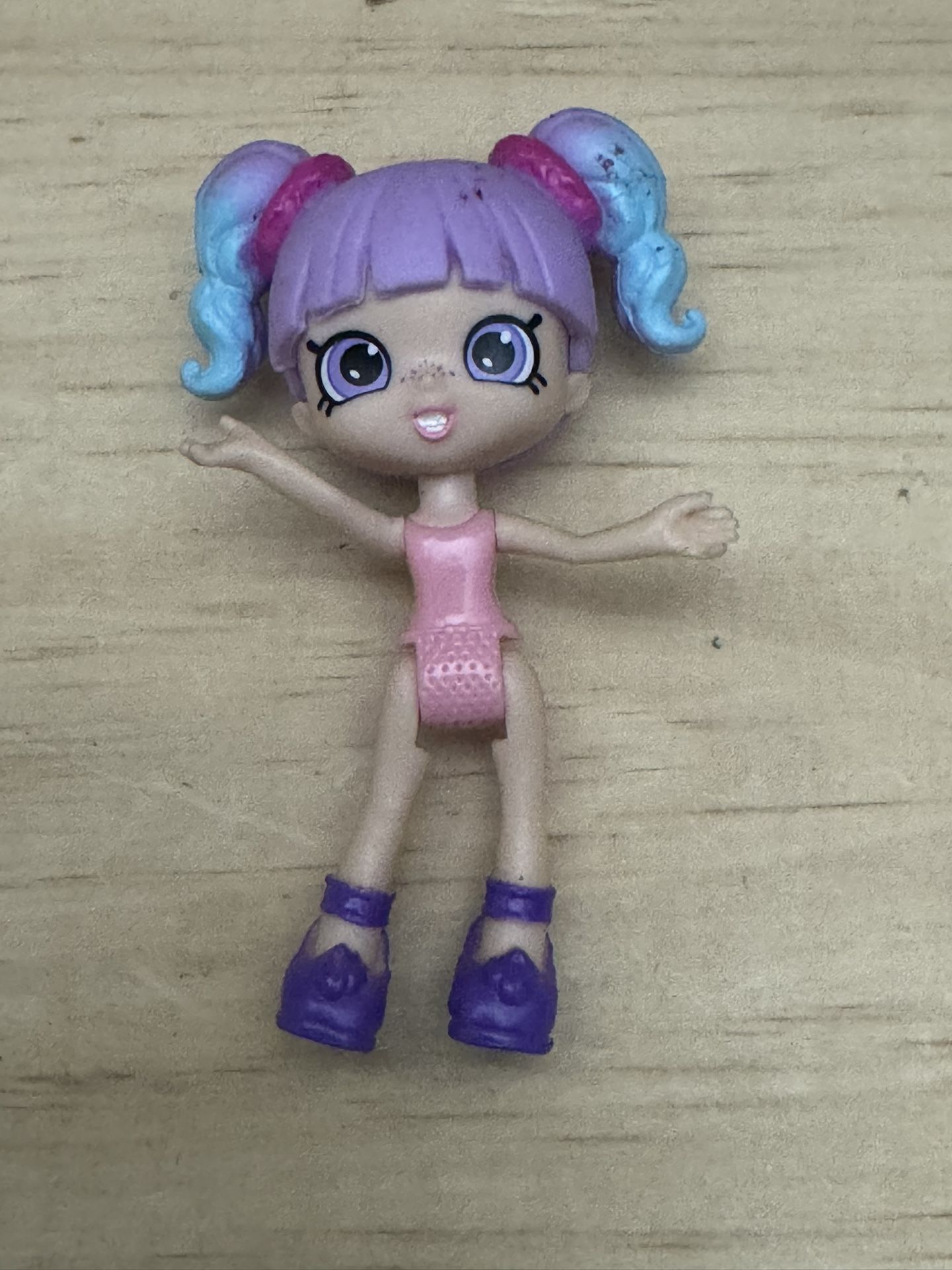 Shopkins Happy Places LIL SHOPPIES DOLL RAINBOW KATE SEASON 5 Used