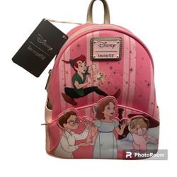 Loungefly Disney Peter Pan 70th Anniversary Group Portrait Mini Backpack