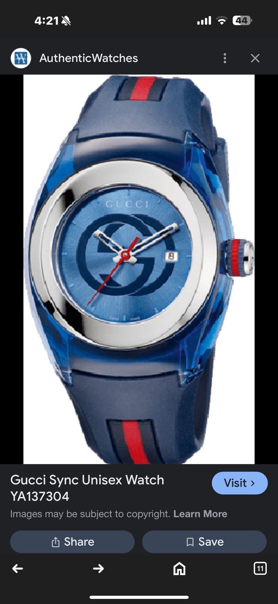 Gucci sports watch