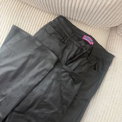 Edikted Luna Leather black Pants - Size M