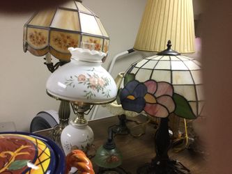 Beautiful antique lamps priced to sell