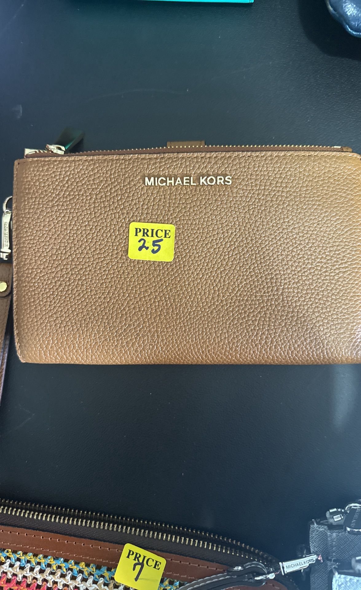 Brown, Michael Kors Wrist Wallet
