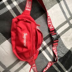 Supreme Red Waist Bag (SS18)