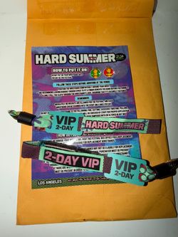 Hard Summer VIP wristbands