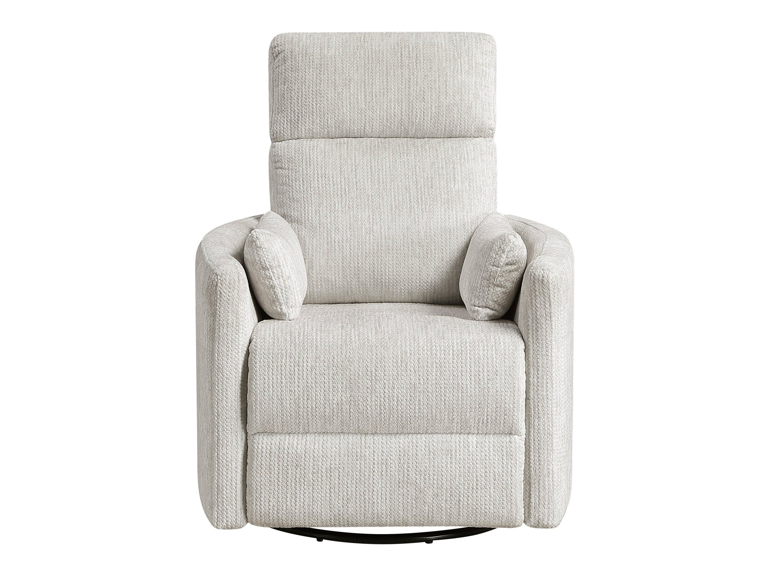 Tinley Beige Swivel Glider Reclining Chair